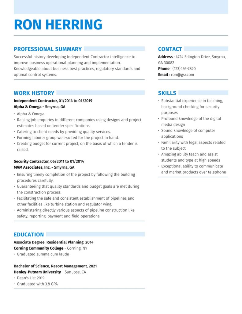 Resume Templates Science 2 Templates Example Templates Example