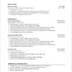 Resume Templates Simple Free