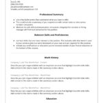 Resume Templates Skills Based