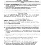 Resume Templates Software Engineer