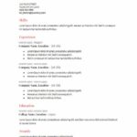 Resume Templates for Google Docs