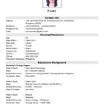 Resume Templates for Job Application