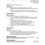 Resume Templates for Kitchen Worker