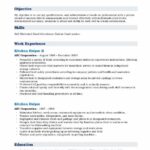 Resume Templates for Kitchen Worker