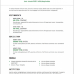 Resume Templates for Word