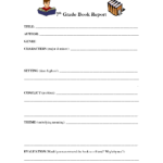 Book Report Template 7th Grade Pdf