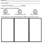 Book Report Template Kindergarten