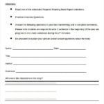 Book Report Template Kindergarten