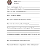 Grade 6 Book Report Template