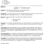 Grade 6 Lab Report Template