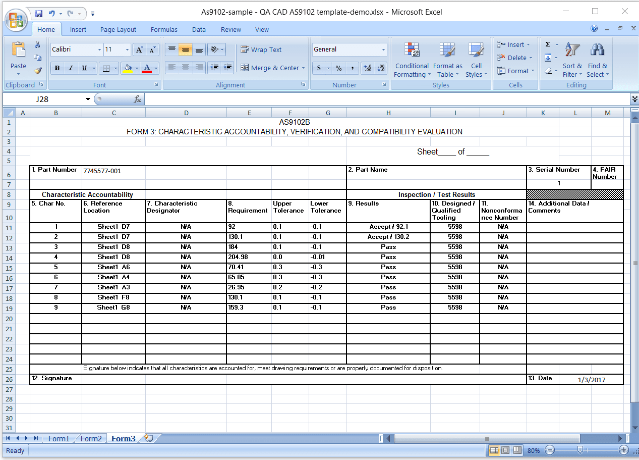 Inspection Report Template Xls