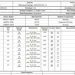 Inspection Report Template Xls