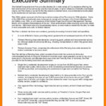 Report Template Executive Summary