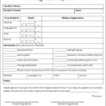 Report Template For Students