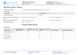 Report Template Sample In Word