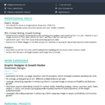 Resume Template Novoresume