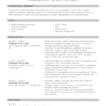 Resume Templates Medical