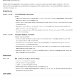 Resume Templates Medical