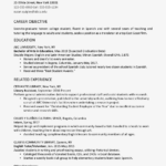 Resume Templates New Graduates