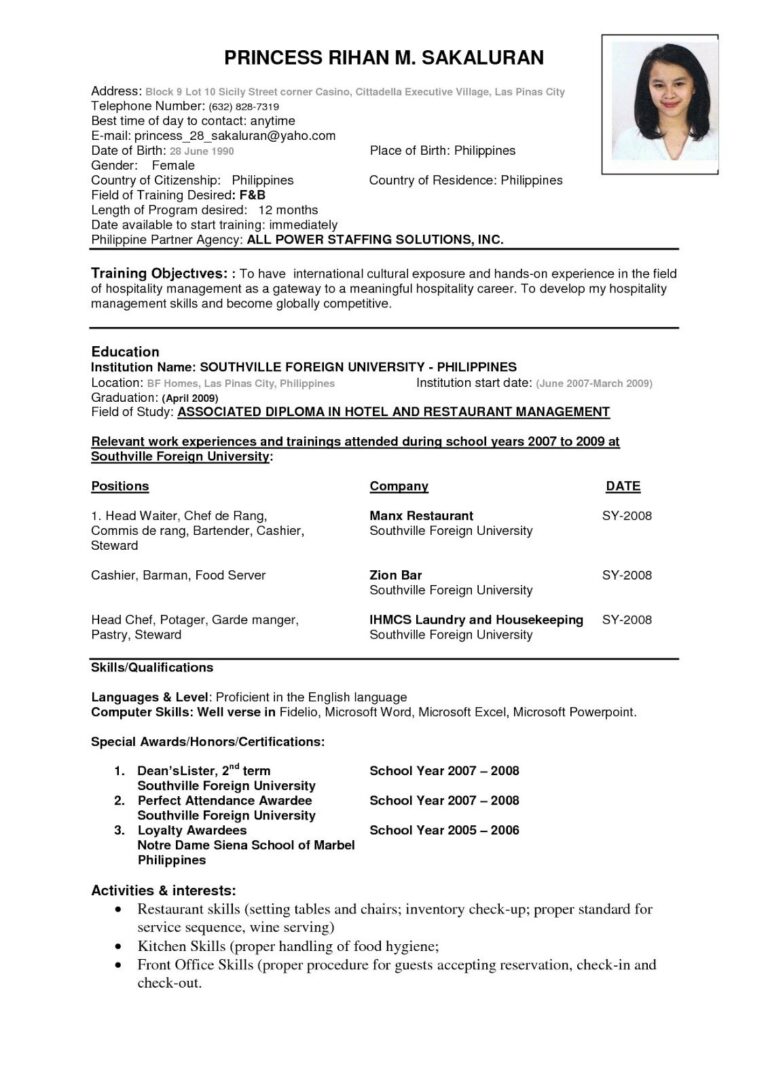 Resume Templates Notre Dame (1) TEMPLATES EXAMPLE TEMPLATES EXAMPLE