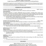 Resume Templates Nurse Practitioner