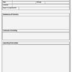 Service Report Template Xls