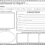 Animal Report Template 5th Grade