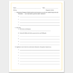 Biography Report Template 5th Grade