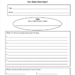 Book Report Template 5th Grade Nonfiction