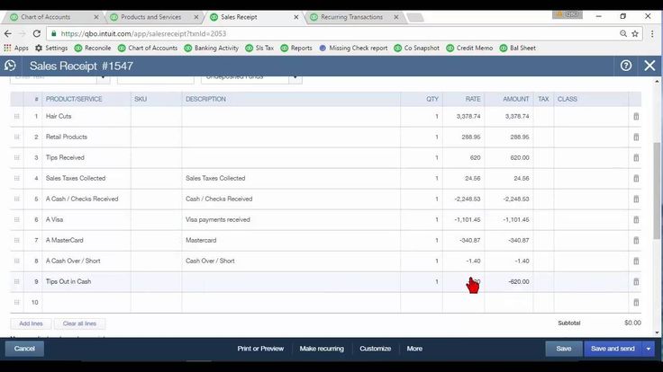 Export Report Template Quickbooks