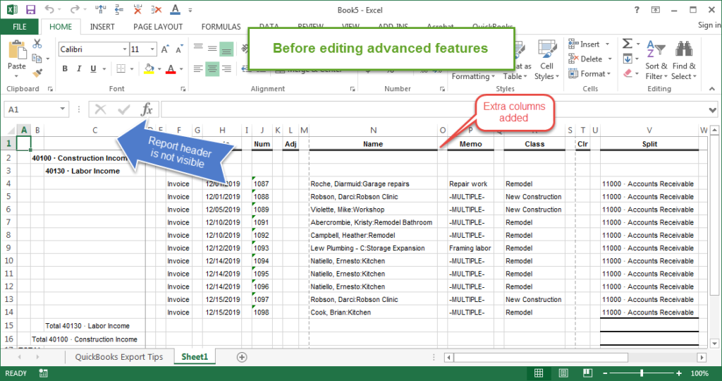 Export Report Template Quickbooks (6) TEMPLATES EXAMPLE TEMPLATES