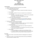 Report Recommendation Template