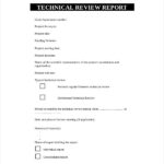 Report Review Template