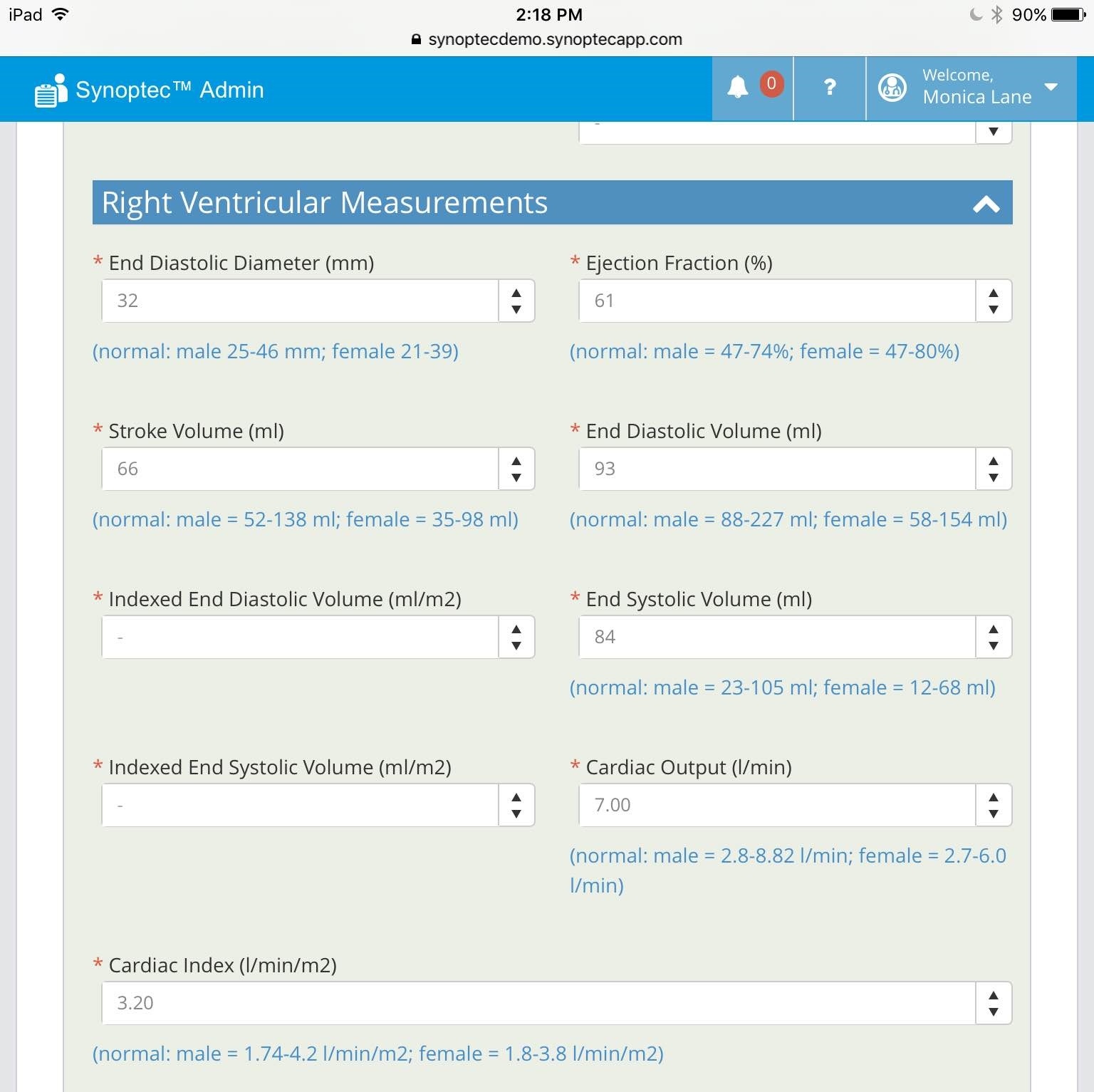 Report Template Radiology