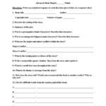 Book Report Template 4th Grade Free