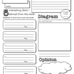 Book Report Template 4th Grade Nonfiction