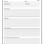 Book Report Template 4th Grade Pdf