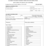 Incident Report Template Qld