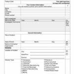 Incident Report Template Qld