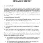 Report Research Template