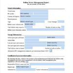 Report Template To Management