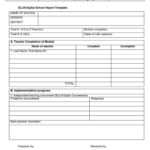 Report Template University Free