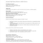 Resume Templates Teenager