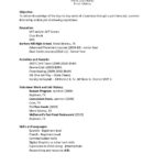 Resume Templates Teenager